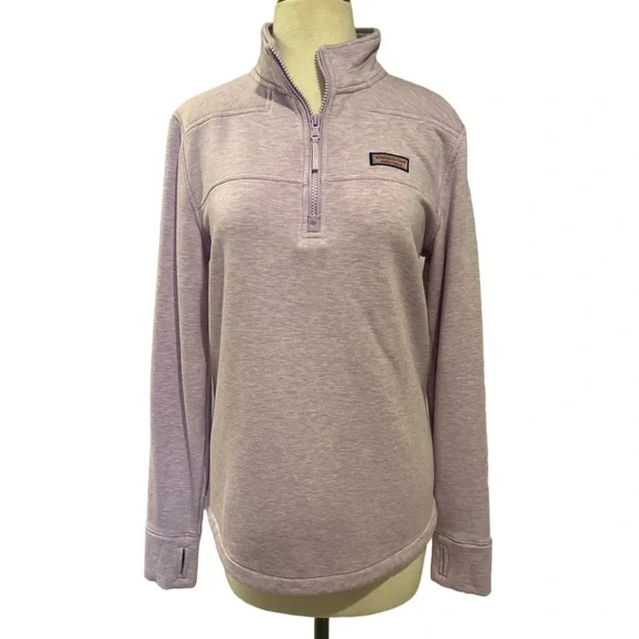 Vineyard Vines Women's Dreamcloth Shep Quarter-Zip Pullover Shirt - Picture 2 of 10